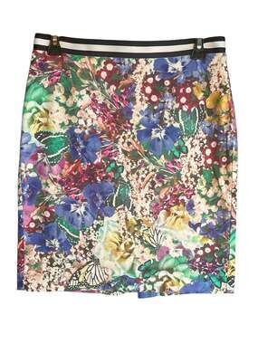 Tommy Hilfiger Women's Floral and Butterfly Print Pencil Skirt Size 6